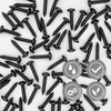 Pack of 20 Flat Head Phillips Self Tapping Screws -
