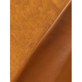 Natural Grain Cowhide Leather Skins (Cognac, 20 Square Feet (Full Side))