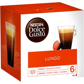 Nescafé Dolce Gusto Lungo Coffee Pods, 16 Capsules