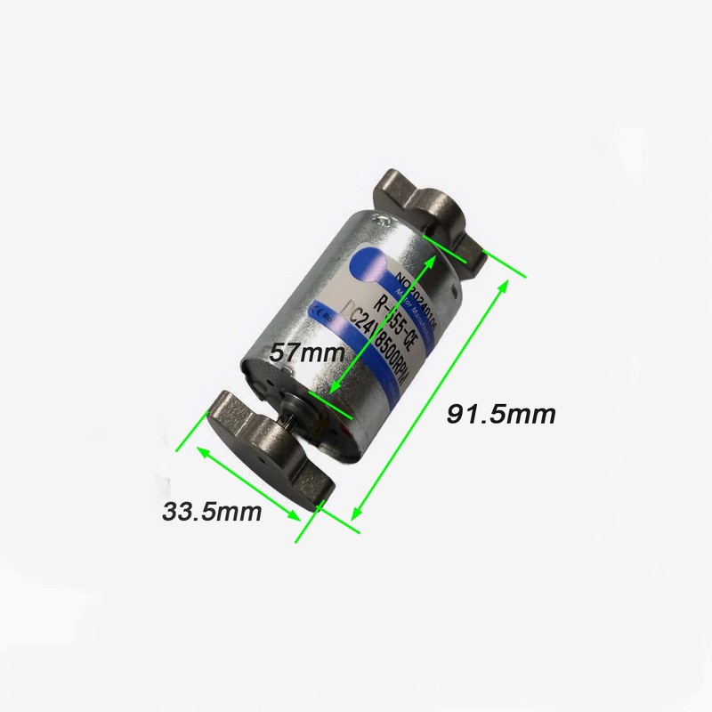 RPTCOTU R555 Brushed Vibration Motor DC 12V-24V 8000RPM Dual Head