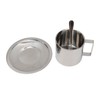Stainless Steel Coffee Cup Set Double Walled Rustproof Modern Latte