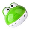MAGICLULU 2pcs Cute Frog Mechanical Timer for Compact Countdown Clock