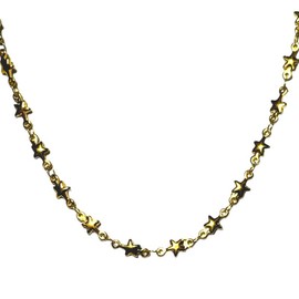 Star Choker 12-15"/ 16-19" Stainless Steel Hypoallergenic Necklace for Women Fever Dreamz Jewelry - Finish: Silver, Size: 16”-19"