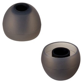 Brandless Earbud Tips Soft Silicone Earbuds Replacement Tips Fit for in-Ear Headphones(Inner Hole from 3.8mm -4.2mm Earphones) 9 Pairs S/M/L,Black