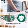 MAGICLULU 1set Cactus Felt Coaster Heat Insulated Cup Mat Multi