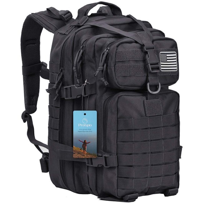 Prospo 40L Assault Backpack Military Tactical Fishing Daypack Molle Shoulder Bag