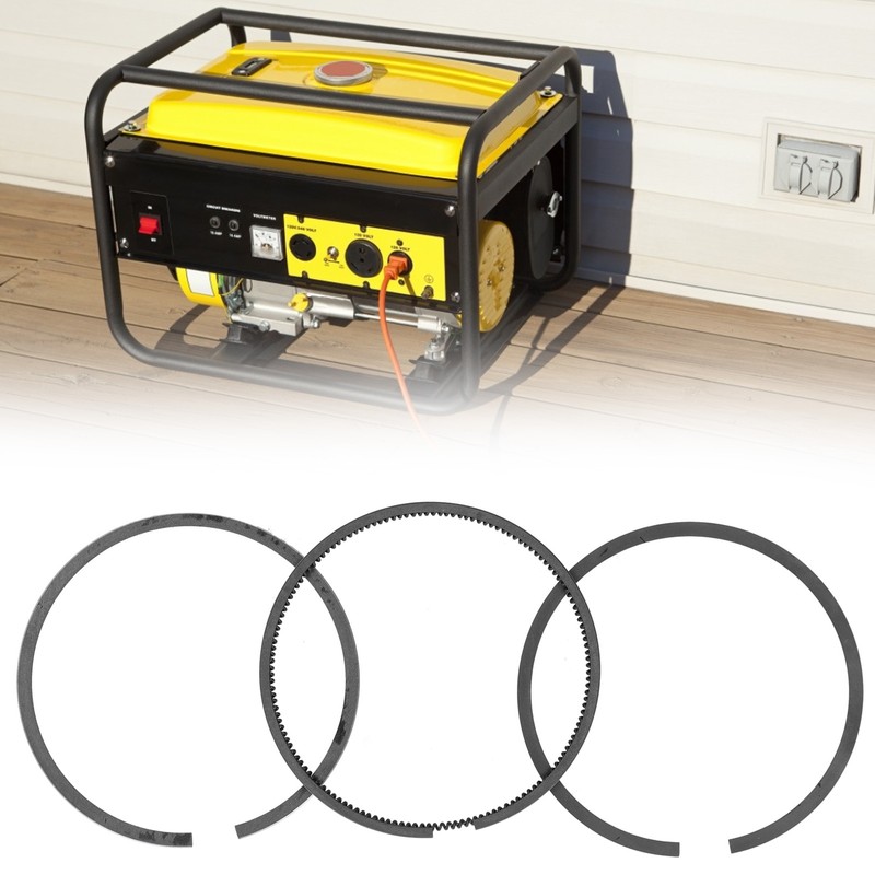 Piston Ring Combination Set Air‑Cooled Diesel Generator 186F 186FA Mini‑Tiller