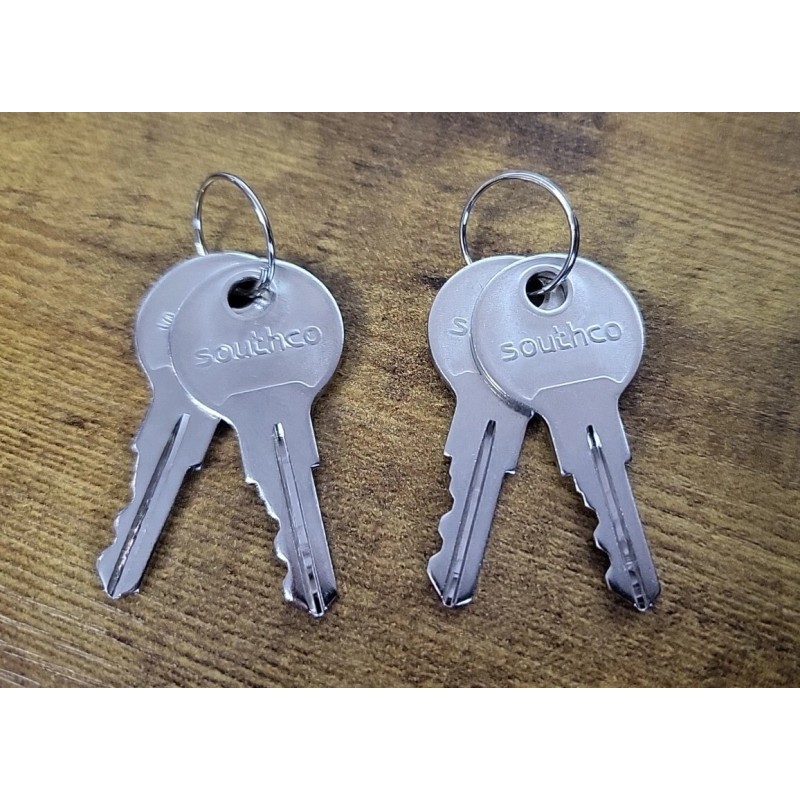 Southco 2 Sets - 4 Keys CH751 Keys - RV