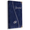 Anelli Wedding Registry Office Spine Book Blue with Insert