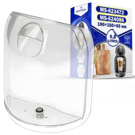 Water Tank for Coffee Pod Machines with Original Code MS-623472 MS-624086 for Krups for Dolce Gusto Mini Me - Warranty 10 Years - MONTERAL