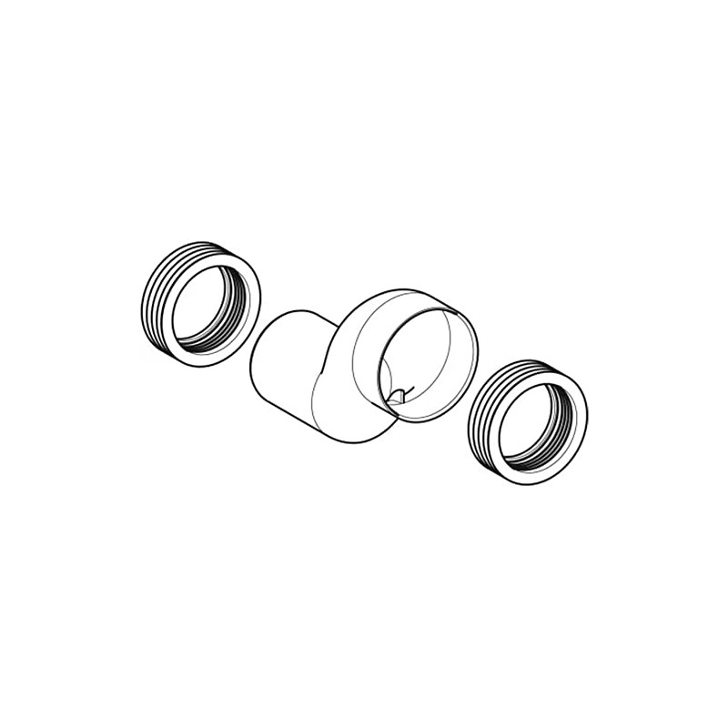 Geberit Set – Straight Connector Toilet Geberit Suspended, 3 cm
