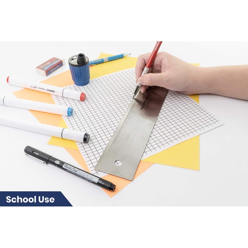 Pacific Arc 12" Straight Edge Stainless Steel 0.09" Thick Steel,