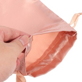 Beavorty Satin Wig Bag Satin Wig Bags 10pcs Wig Carrying Bags Hair Drawstring Bags Tassel Packaging Storage Bags Wig Pouches for Wigs Bundles Hair Extension Supplies Home Salon Use