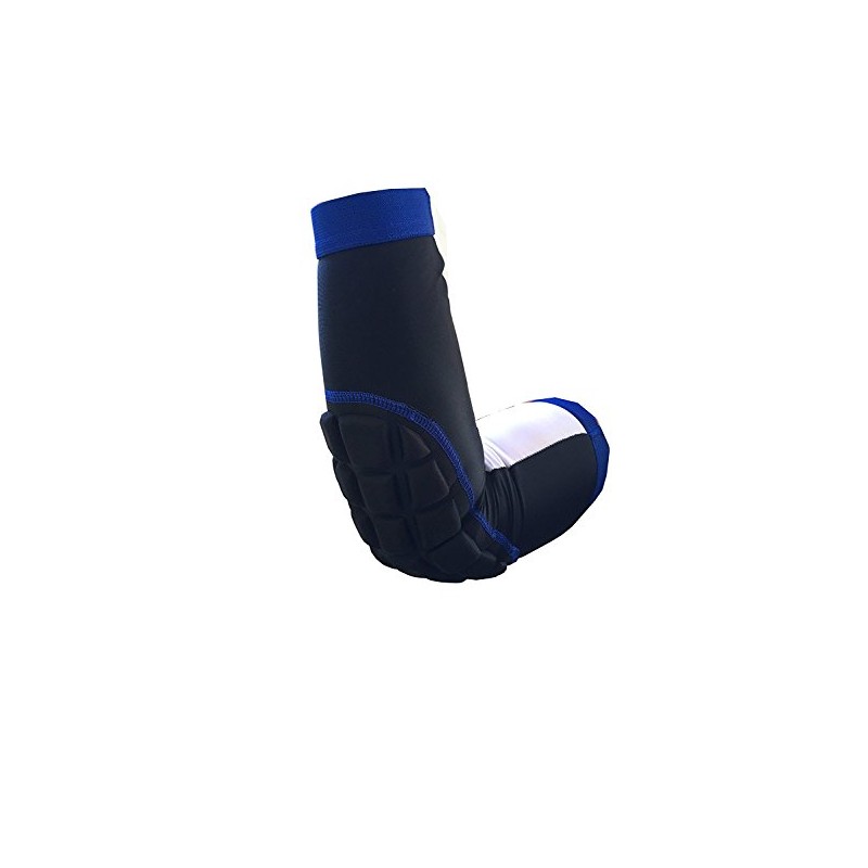 Walter, Elbow Pads, Goalkeeper Protection, Black (Black-Blue, XXL)