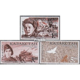 kazakhstan 88-90 (complete.issue.) unmounted mint/never hinged ** MNH 1995 2. War (Stamps for collectors) Military/Knight