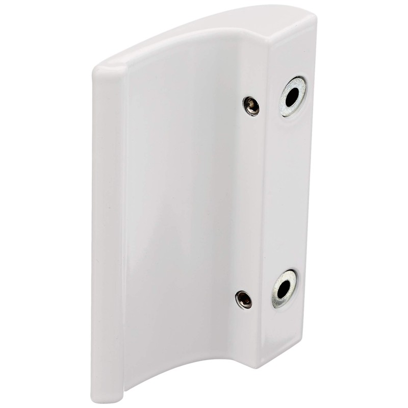 Balcony Pull Handle Patio Door Handle Deluxe Aluminium White