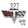Classic Headquarters Chevy 327 V-Flag Fender Emblem Set