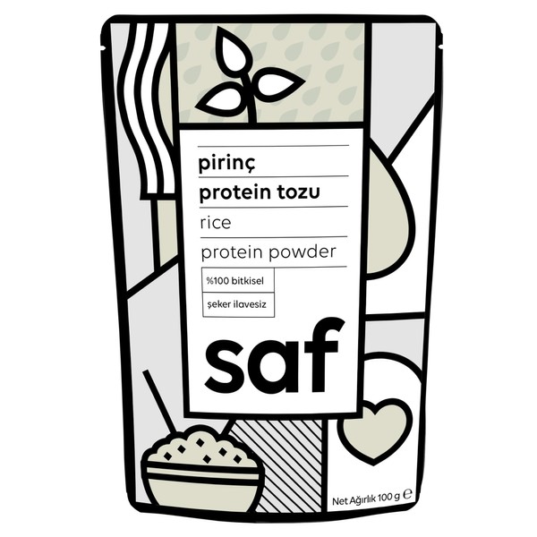 Saf Nutrition Pirinç Proteini Tozu 100 Gr