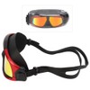 Adult Large Frame Waterproof Antifog Swimming Goggles Electroplate Plain Glass
