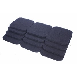 LTWHOME Replacement Carbon Filter fit for Catit Hooded and Jumbo Hooded Cat Pans codes 50695, 50696, 50700, 50701, 50702 (Pack of 12)
