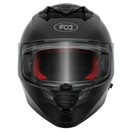 Fodsports FS90 Full Face Motorcycle Helmet with LED Rear Light, Dual Visor Motorbike Street Bike Integrated Helmet for Adult Men Women DOT FMVSS-218 Approved