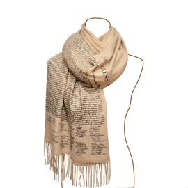 The Declaration of Independence Scarf/Shawl (Print on BOTH ends)