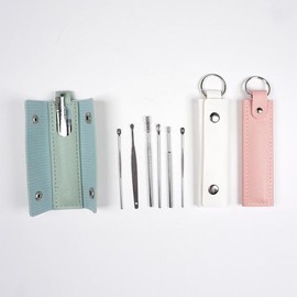 Premium Earpick 6-Piece Set 1P / 고급형 귀쑤시기 귀이게 귀후비개 6종 세트 1P