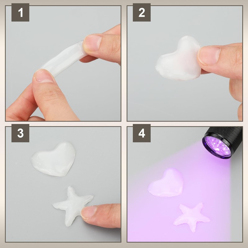 Hortsun 16 Pcs UV Curing Putty Kit for 3D Prints
