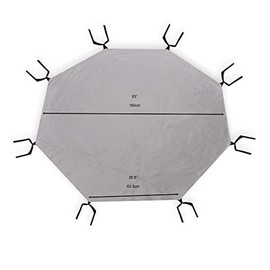 Birdtown Traders Dog Playpen Cover - Sun/Rain Proof Top Cover Gives Shade & Security for Indoor/Outdoor - Fits 24" Wide, 8 Panels Exercise Pen - Bonus Water Bowl