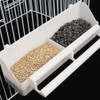 Kisangel Bird Cage Feeder Cup 3pcs - Double Grid Design