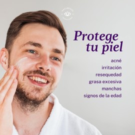 Crema Regenerativa Facial MEN 100% Natural y Orgánica Nácar Hecho a Mano Artesanalmente en México Naturessa