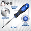 SORAKO 11-Piece Magnetic Screwdriver Set, 5 Phillips and 5 Slotted
