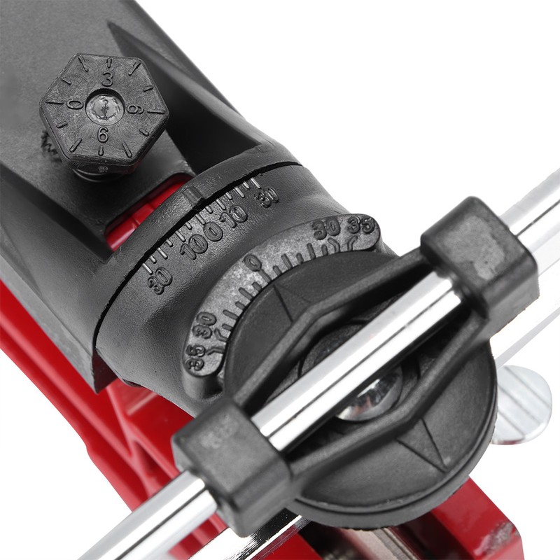 Portable Chainsaw Saw Chain Filing Guide Tool Metal Bar Mounted