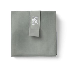 ROLL'EAT ® Boc'n'Roll Active | Reusable Sandwich Bag | Sandwich Container | Eco Friendly Food Bag | Reusable and Washable Sandwich Wrap | Grey Color