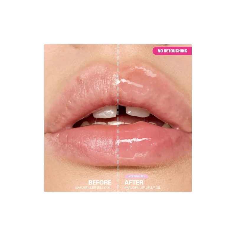Huda Beauty Jelly Lip Oil Juicy Pink Lady Labial Hidratante