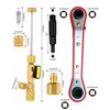 20PCS Valve Core Removal Tool with Teflon Seal - HVAC