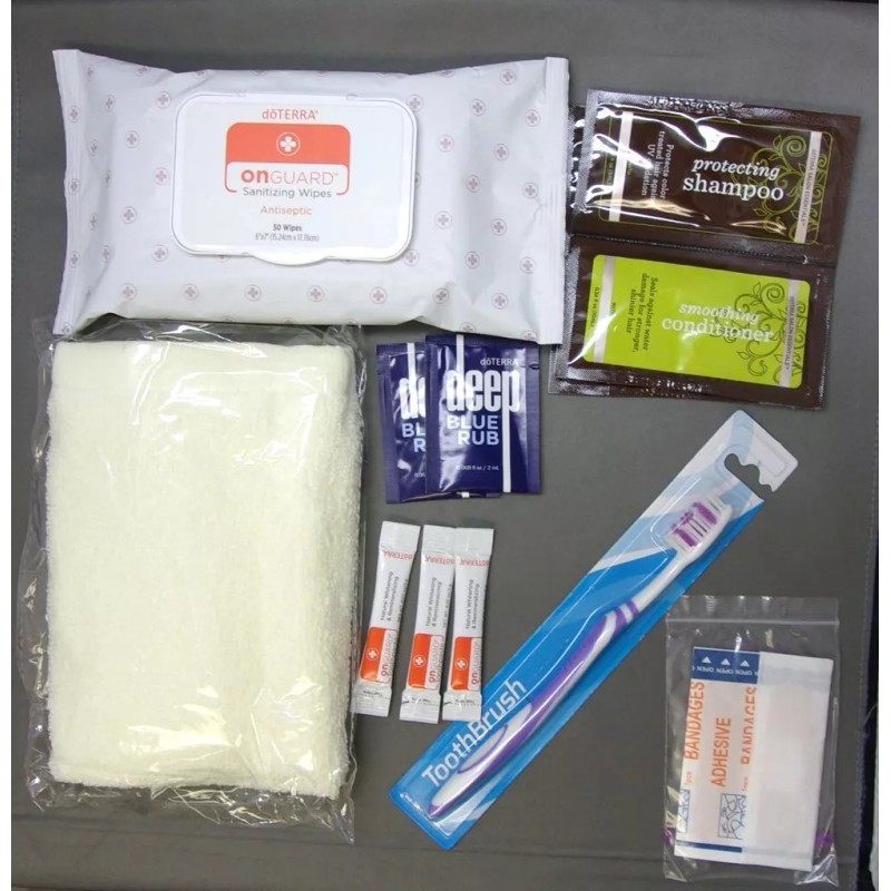 doTERRA 72 Hour Emergency Hygiene Kit, Shampoo Touthbrush Toothpaste ETC