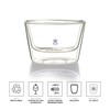 MasterPro Mixology Schüssel, 510 ml, aus Borosilikat, transparent, widersteht plötzlichen