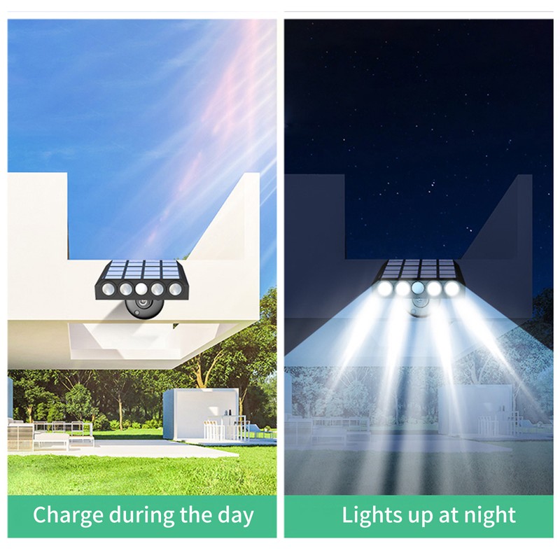 Fake Security Camera Shape LED Security Light Solar Powered Lawn