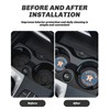 2PCS Car Cup Holder Coaster,Auto Cup Holder Insert Coaster for