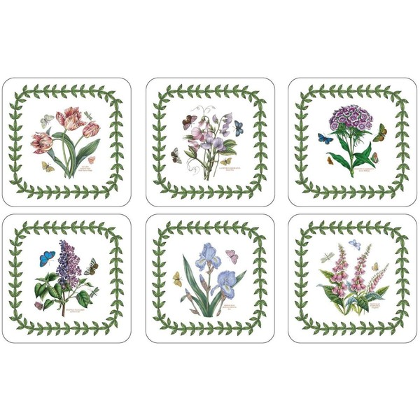 Pimpernel Botanic Garden Coasters (6 Motifs)