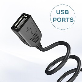 PLEASANTLY RJ116p4c Male to USB Female, RJ11 to USB Modem Adapter, Used for Telephone Interface Testing Connectors, Telephone Communication, Fax Machines, Modem Adapters (RJ11 to USB 30cm)