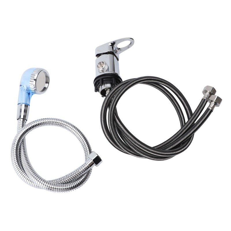 80cm Salon Shampoo Bowl Faucet 70cm Hose M Size Blue