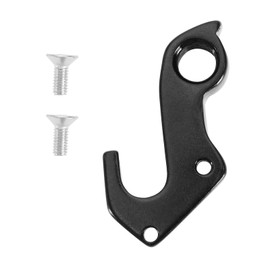 YINETTECH Bike Tail Hook Rear Derailleur Hanger Rear Wheel Mechanical Shift Hook Aluminum Alloy with 2 Screws Compatible with Focus, Black