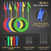 AMTOVL Multimeter Banana Plug to Alligator Clip - 20Pcs Stackable