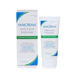Vanicream Daily Facial Moisturizer - Formulated Without Common Irritants for Those with Sensitive Skin - 3 fl oz (1 pack)