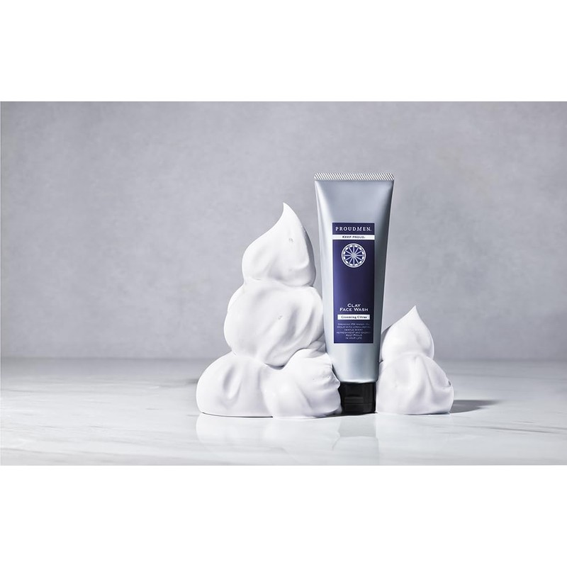 Proud Men Face Wash, Men's, Clay Face Wash, 4.2 oz