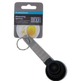 4 Set Kitchen Measuring Cups - Sizes: 1/4, 1/3, 1/2 & 1 Cup. Nesting/Stackable to Measure Dry or Wet Ingredients in Baking, Cooking, Mixing & Food Processing. Stainless Steel & Polypropylene. (Large)