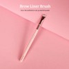 Boozyshop Pink &amp; Rose Gold Brow Liner Brush