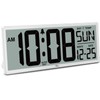 WallarGe 14.5'' Large Digital Wall Clock Battery Operated with Jumbo
